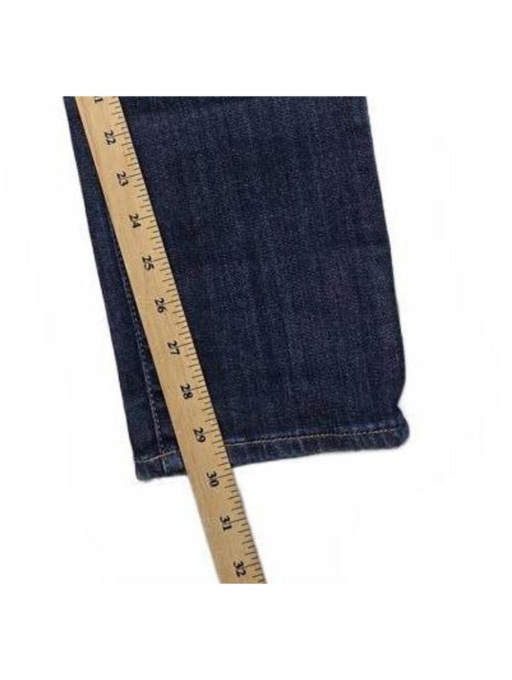 Kut from the Kloth Women's Minimalist Dark Wash Skinny Jeans 99% Cotton Size 6 - Picture 7 of 8